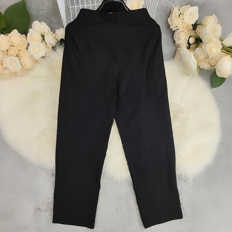 High Waist Fashion All-match Ankle-tied Trousers - Image 3