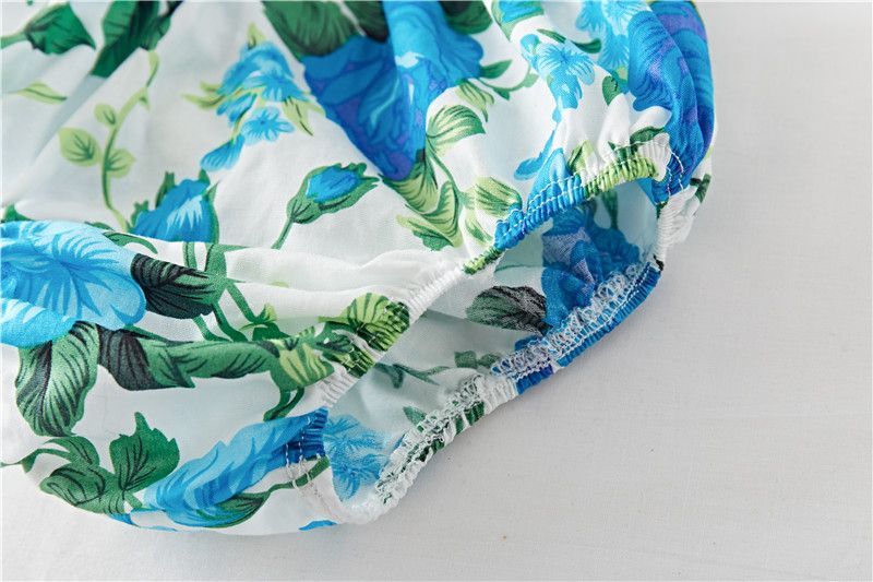 Cotton Baby Ruffled Floral Print Dress - Image 7