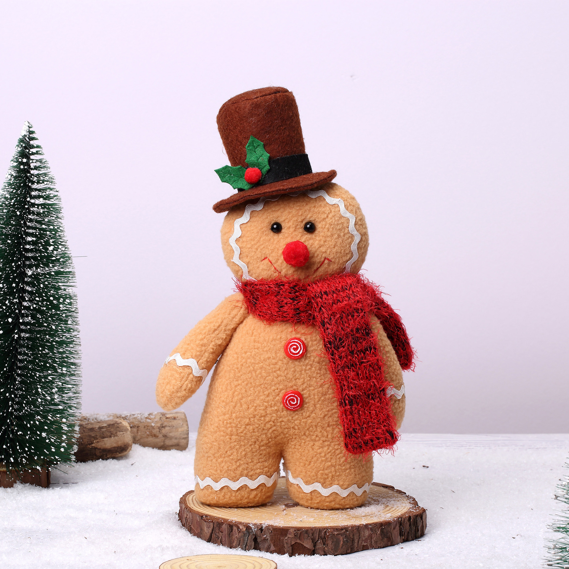 New Christmas Decoration Gingerbread Man Doll - Image 2