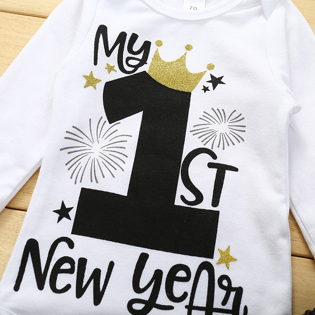 0-24M First Christmas Baby Girl Newborn Winter Clothes My 1s - Image 5