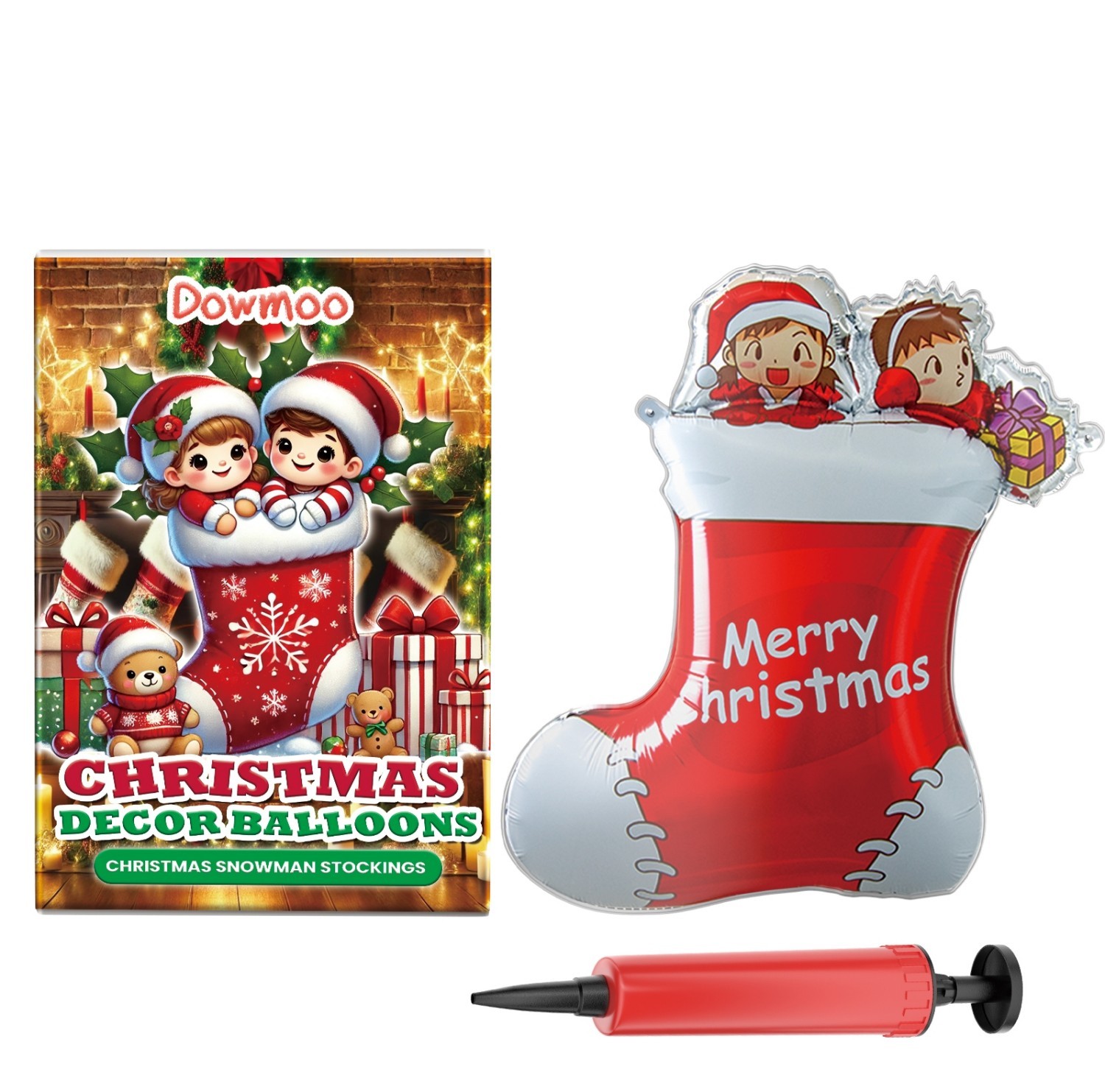 Christmas Decor Balloons Christmas Snowman - Image 7