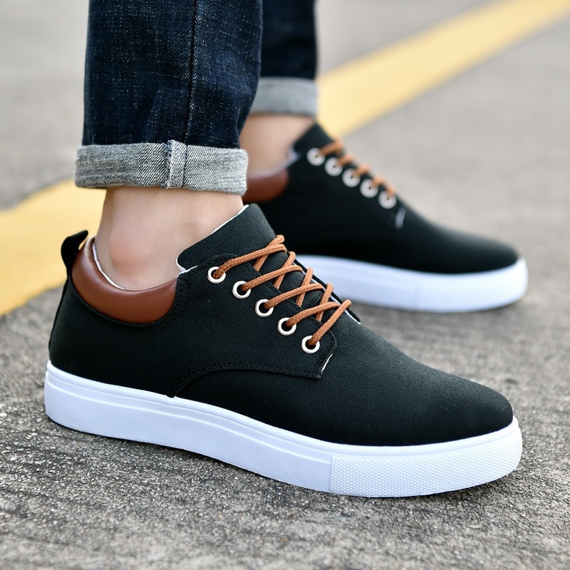 Korean Breathable Men's Casual Canvas Sport Shoes Sneakers