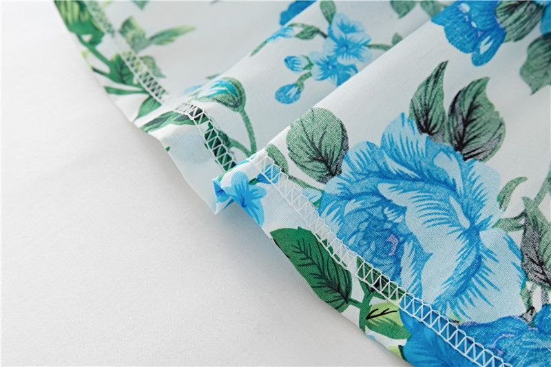 Cotton Baby Ruffled Floral Print Dress - Image 8