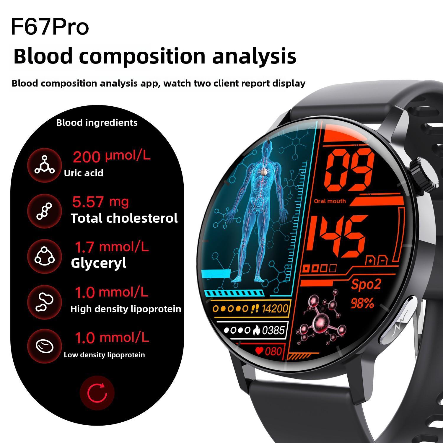 1.41-inch Health Smartwatch Fitness Tracker And Heart Rate-blood Oxygen-blood Pressure-sleep Monitor - Image 6