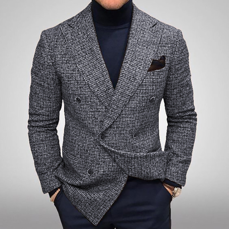 Casual Men's Gentleman Casual Suit Jacket - Image 4
