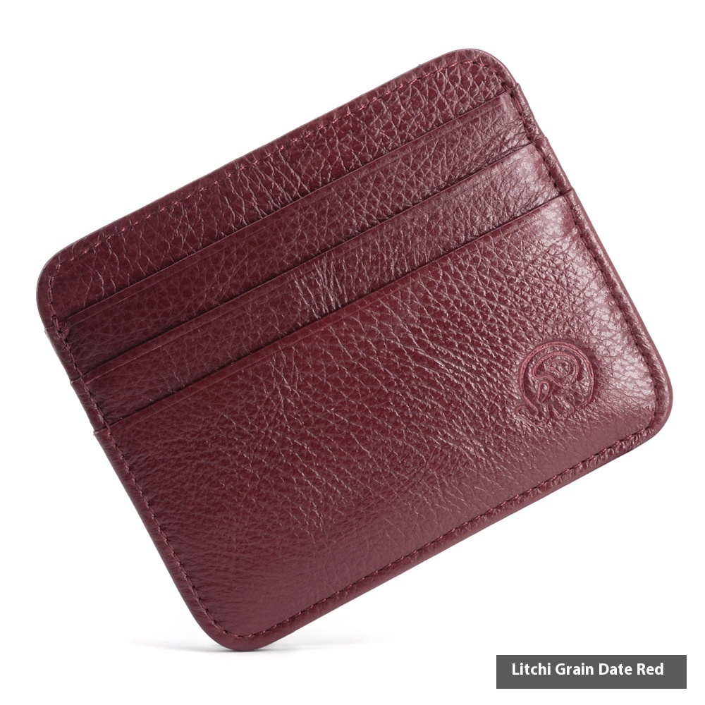 Small Round Elephant First Layer Cowhide Coin Purse Genuine Leather Card Holder - Image 6