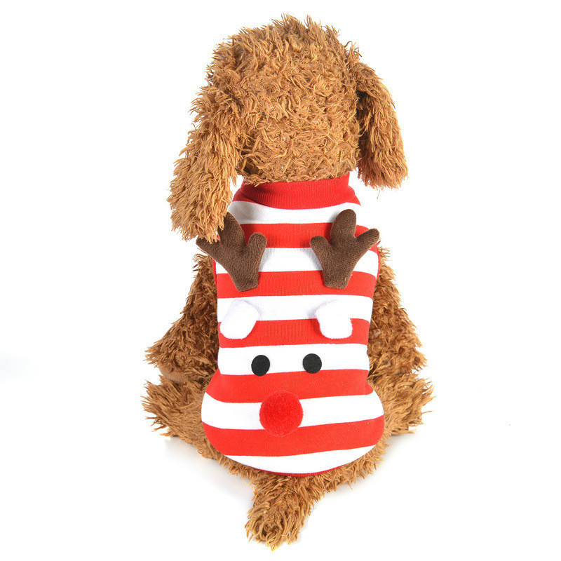Christmas Transformed Elk Dress Dog Jacket - Image 2
