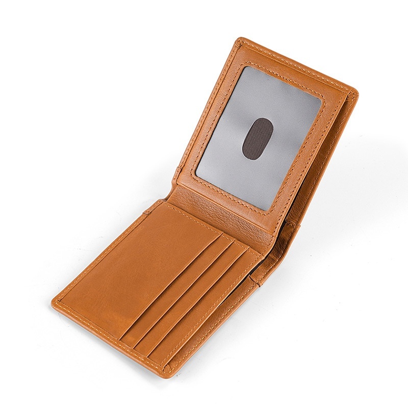 New Genuine Leather Wallet Men's Polished Fashion - Image 3