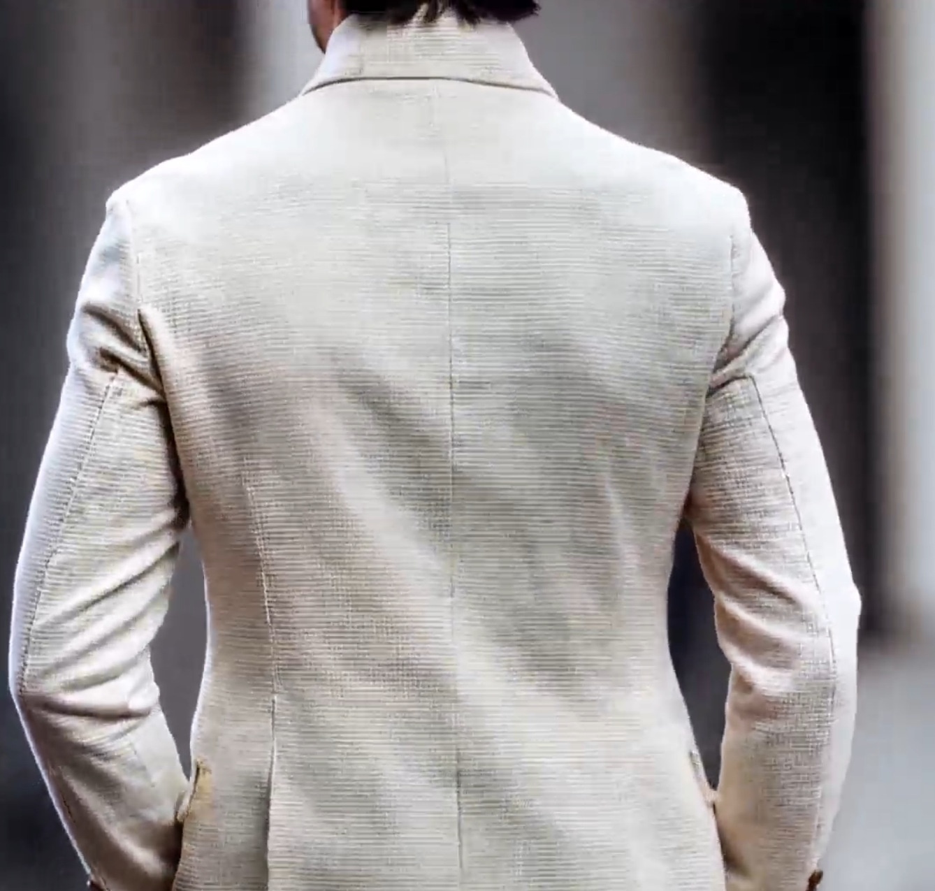 European And American-style Men's Jacket Slim-fit Buttoned Pocketed Long-sleeve Blazer - Image 4