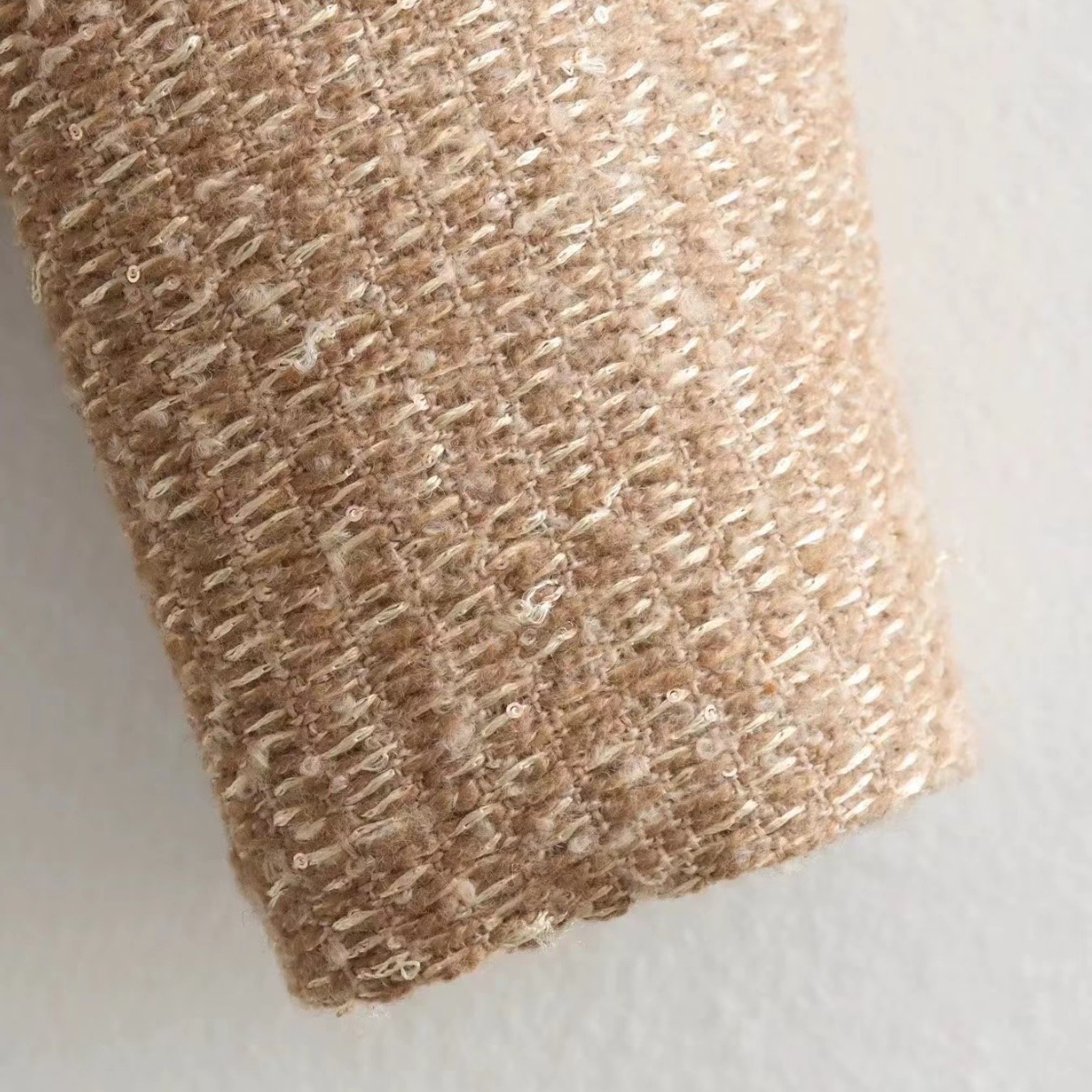 Women's Fashion Woolen Solid Color Casual Top Short Coat - Image 3