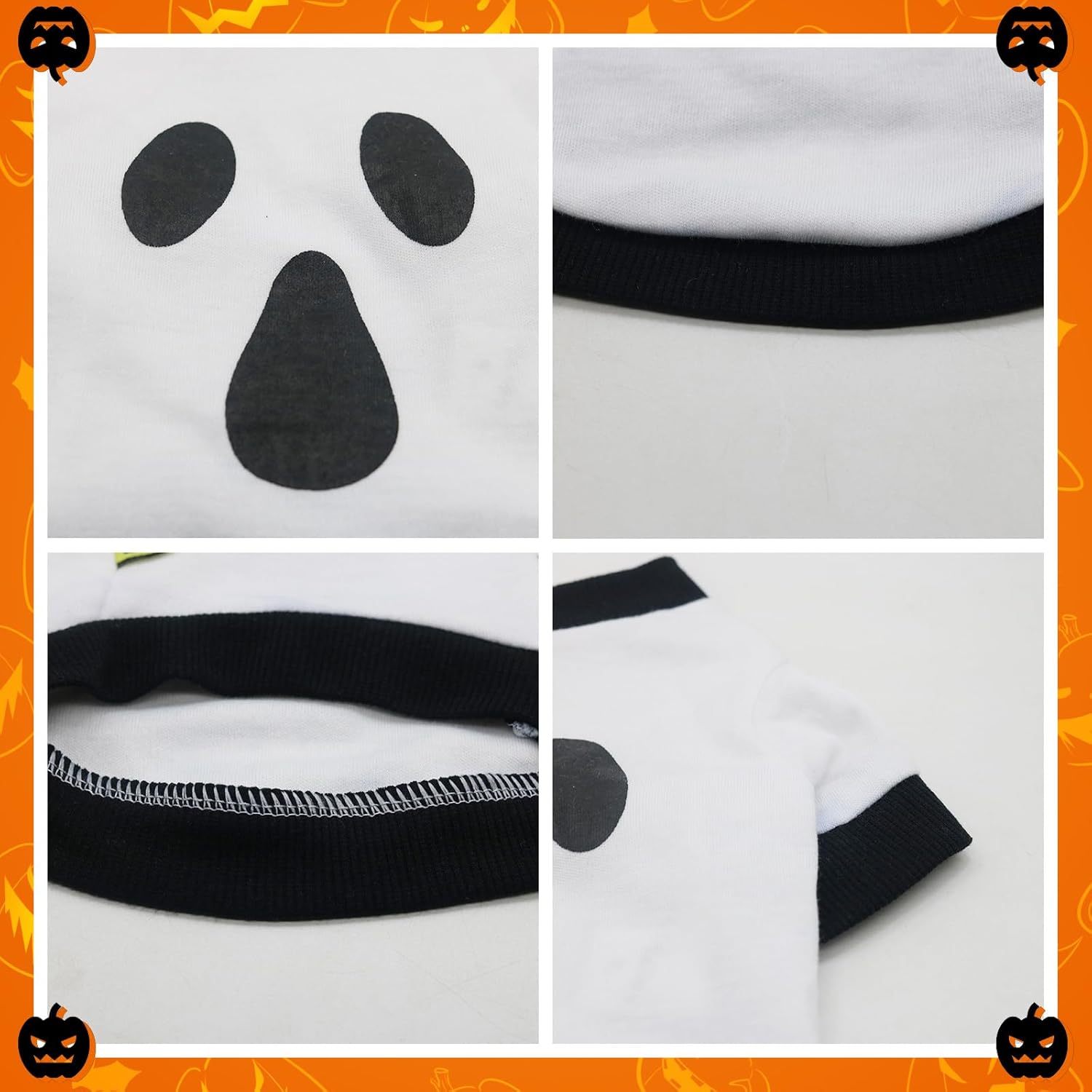 Dog Clothes Cat Shirts Halloween Dog Skeleton Costume Puppy Outfits Lightweight Sweatshirt Pet Apparel For Chihuahua Dachshund Kitten French - Image 5