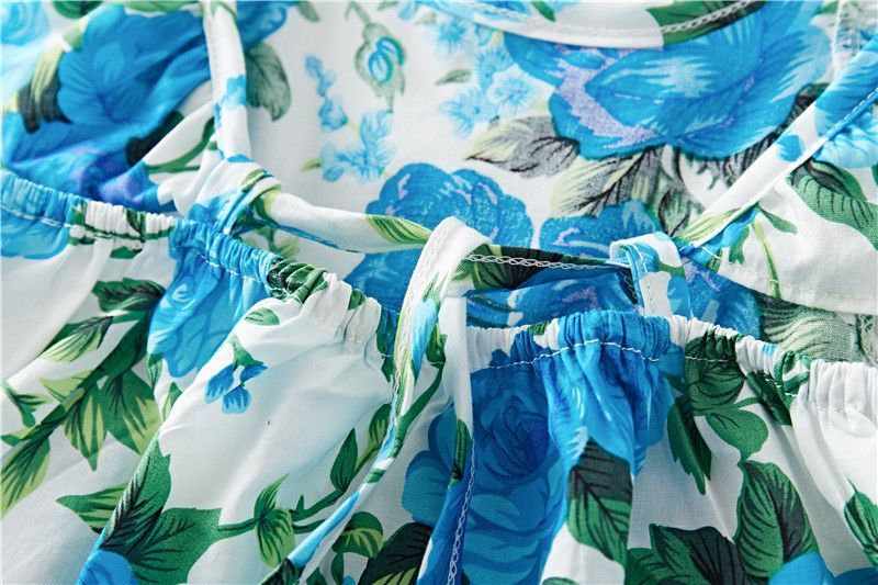 Cotton Baby Ruffled Floral Print Dress - Image 9