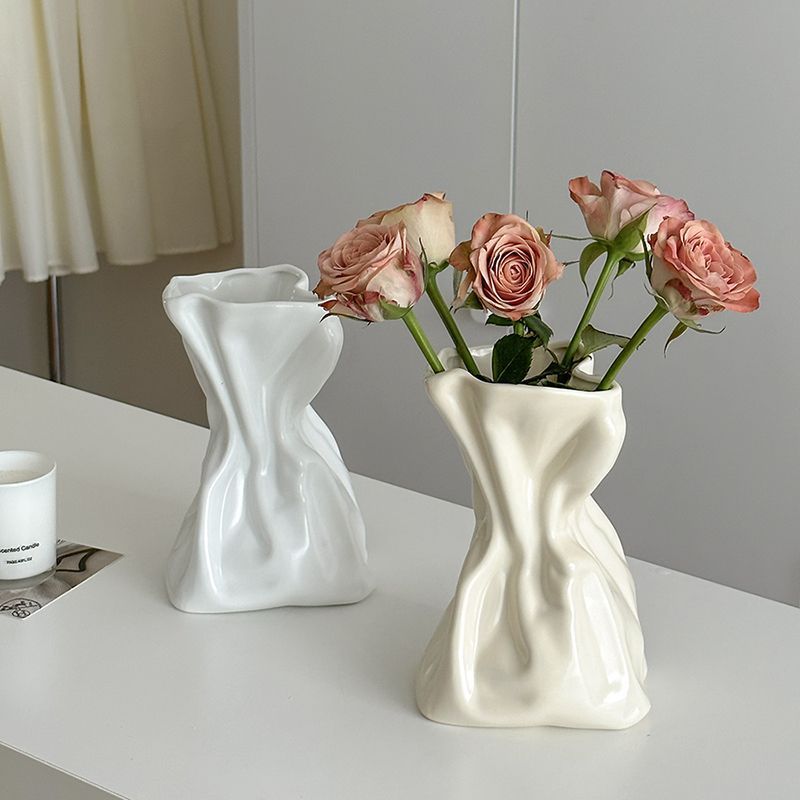 Simple Cream Style Vase Decoration Home Decoration - Image 6
