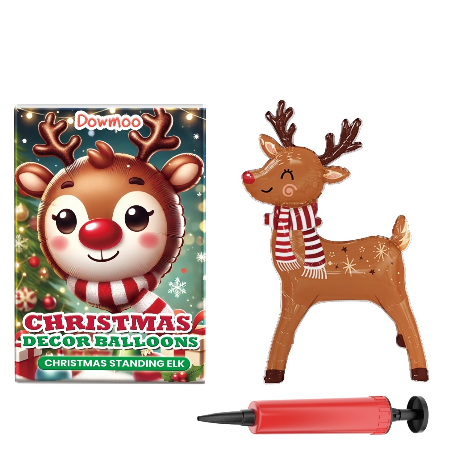 Christmas Decor Balloons Christmas Snowman - Image 4