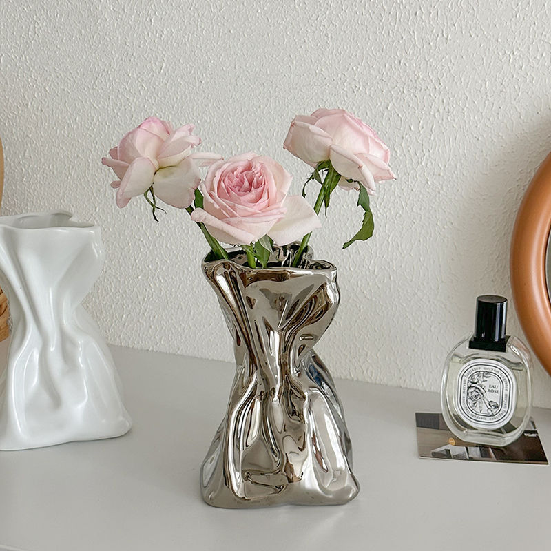 Simple Cream Style Vase Decoration Home Decoration - Image 3